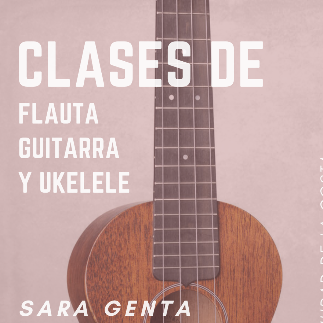 Clases de guitarra, flauta y ukelele en La Costa de Oro